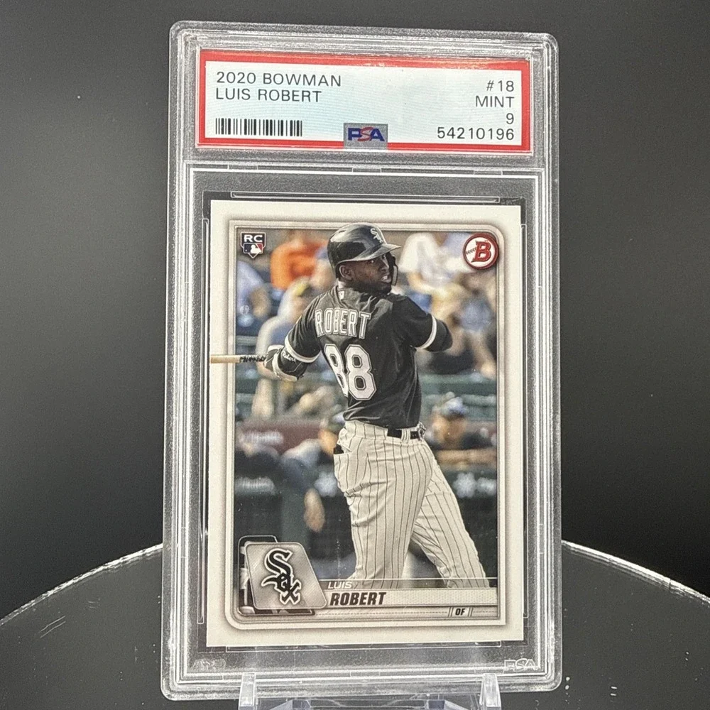 2020 Bowman Luis Robert #18 Rookie PSA‎ 9 Chicago White Sox Baseball Card